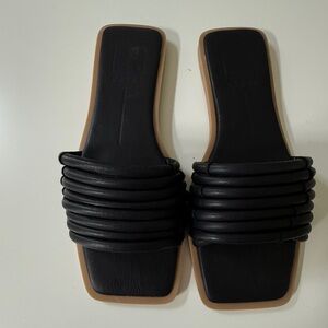 Dolce Vita Black Women's Slide Sandals - Size 9